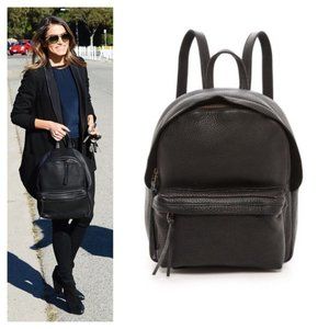 Madewell Lorimer black leather backpack